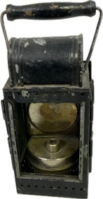 WWII GERMAN RAILROAD TRAIN LANTERN DR DEUTSCHE REICHSBAHN LAMP
