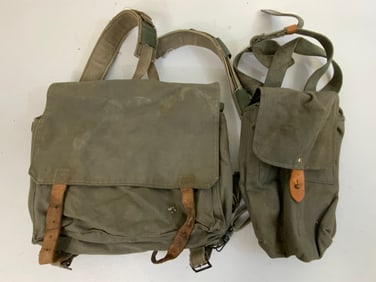 VINTAGE MILITARY CANVAS BAGS