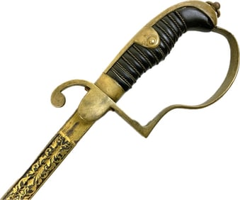 IMPERIAL GERMANY DAMASCUS BLADE OFFICER PRESENTATION SWORD 1904