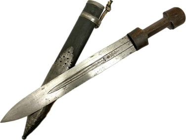 ANTIQUE BLACK SEA COSSACK STYLE CAUCASIAN KINJAL DAGGER