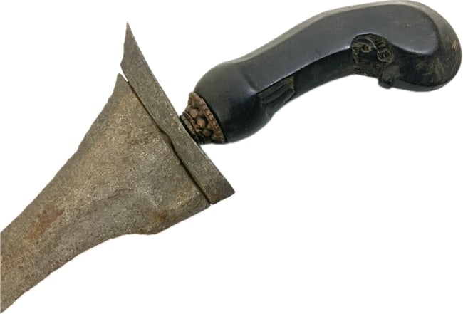 ANTIQUE JAVA INDONESIAN KERIS SHORT SWORD DAGGER - 2