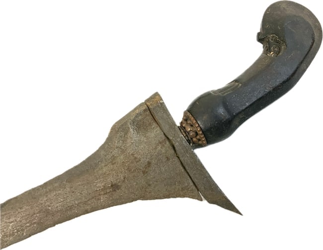 ANTIQUE JAVA INDONESIAN KERIS SHORT SWORD DAGGER - 5