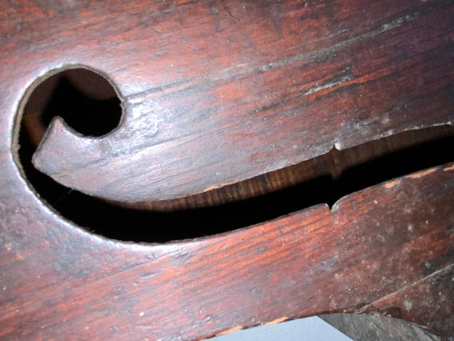ANTIQUE CELLO BODY - 10