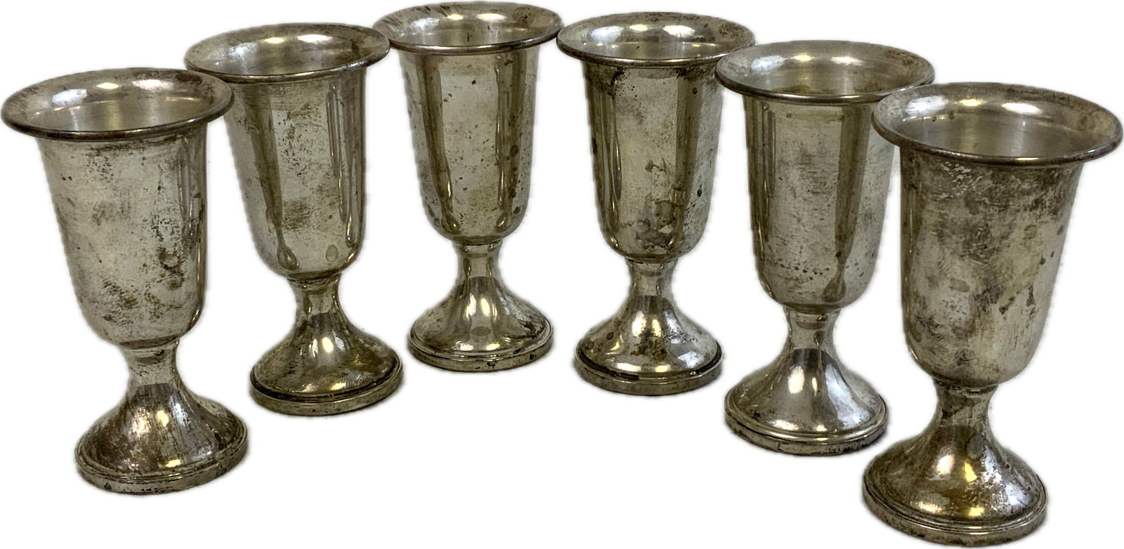 VINTAGE TOWLE STERLING SILVER SET OF 6 CORDIAL CUPS (1 of 6)