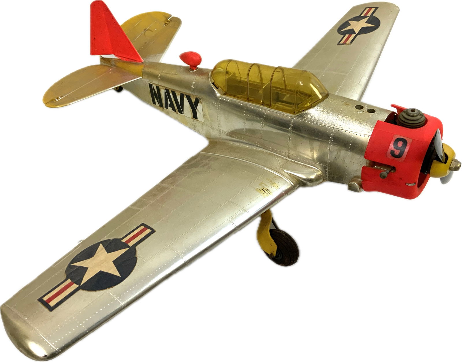 WEN MAC CONTROL LINE GAS ENGINE PLASTIC US NAVY AIRPLANE (1 of 9)