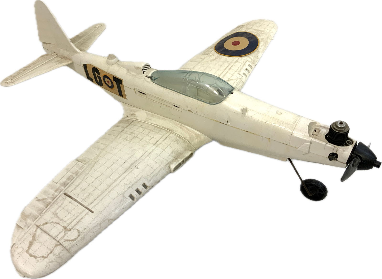 WEN MAC CONTROL LINE GAS ENGINE PLASTIC P-39 AIRACOBRA RAF DAY FIGHTER AIRPLANE (1 of 14)