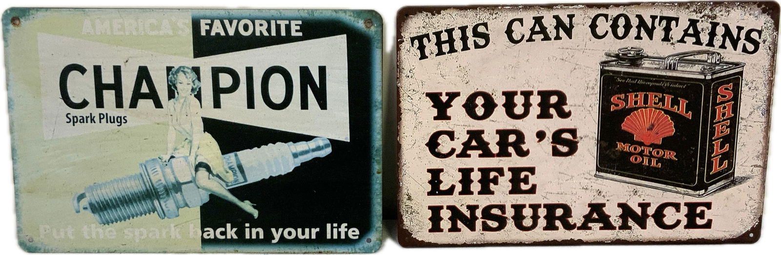 GARAGE DECORATING METAL SIGNS (1 of 3)