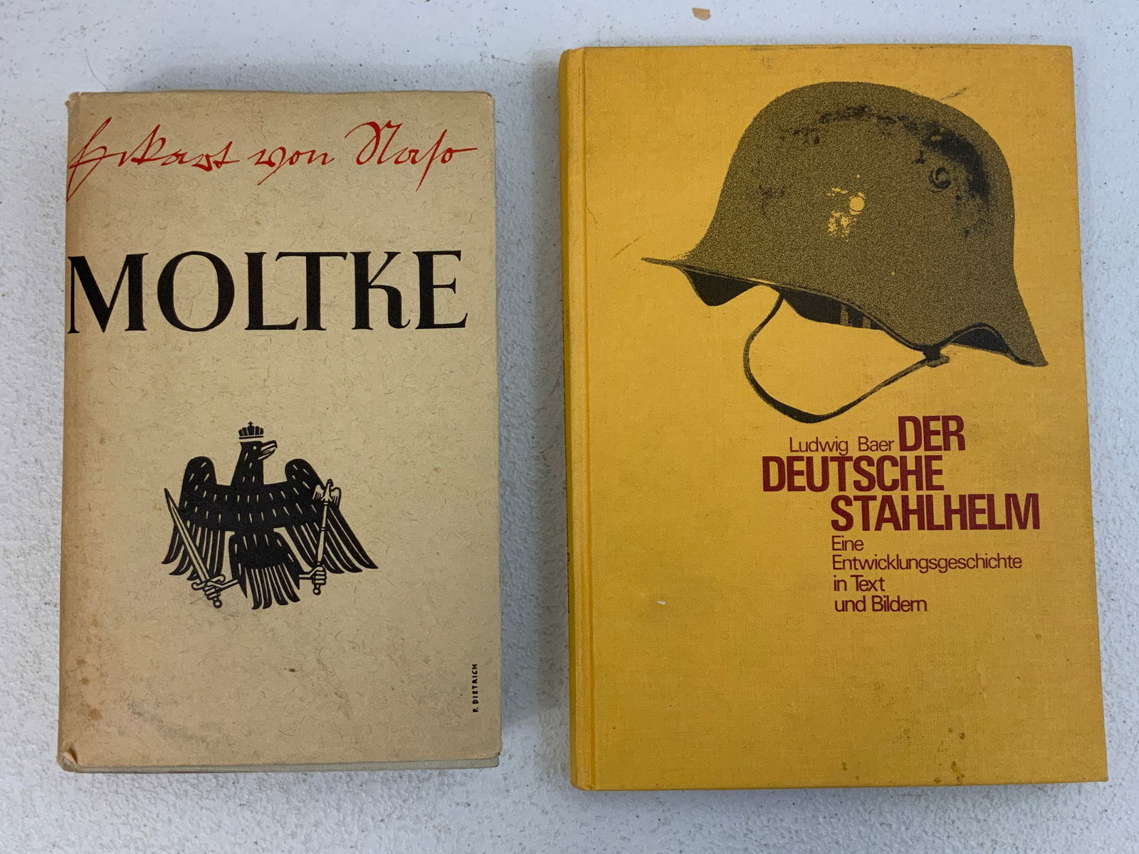 GERMAN LANGUAGE BOOKS MOLTKE AND DER DEUTSCHE STAHLHELM (1 of 5)