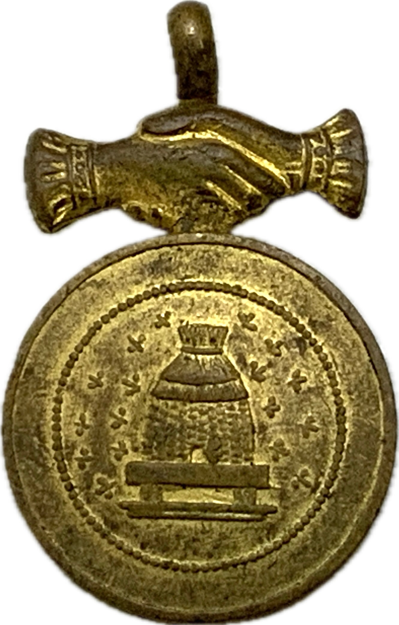 FRENCH MUTUAL AID SOCIETY - LOVE ONE ANOTHER MEDAL (1 of 2)