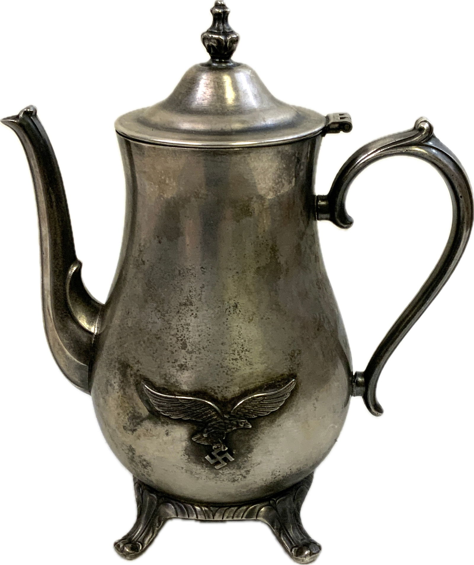 WWII GERMAN LUFTWAFFE OFFICERS MESS HALL COFFEE POT (1 of 7)