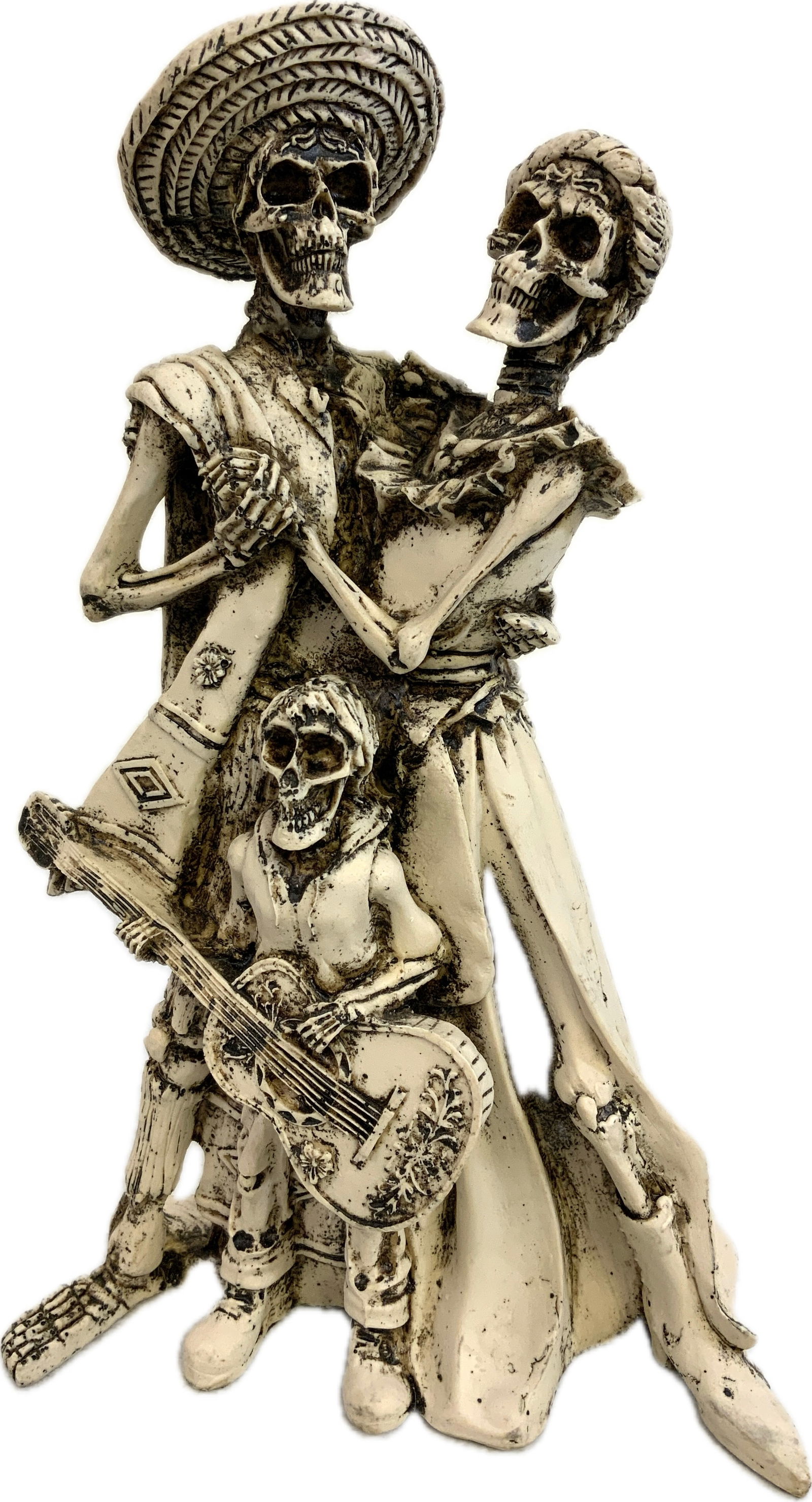 CATRINA SCULPTURE , DIA DE LOS MUERTOS: CATRINA SCULPTURE, DIA DE LOS MUERTOS. GREAT DETAILS. 11 1/2' TALL.FROM DR. PAUL D. LYNN COLLECTION.