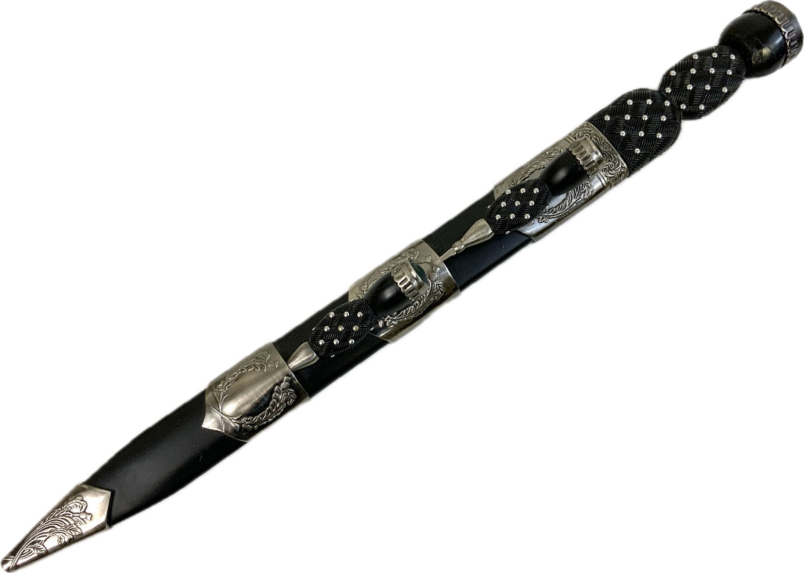 DECORATED BLADE SCOTTISH DIRK - 2