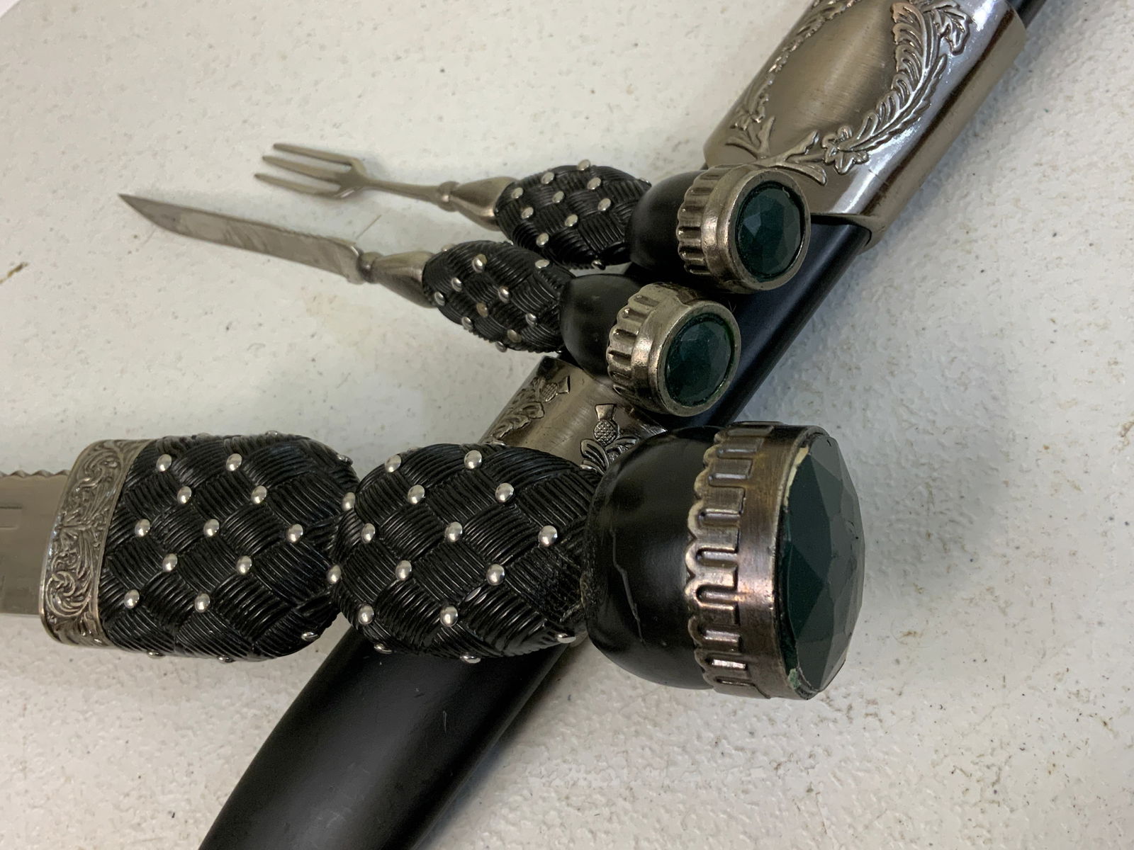 DECORATED BLADE SCOTTISH DIRK - 6