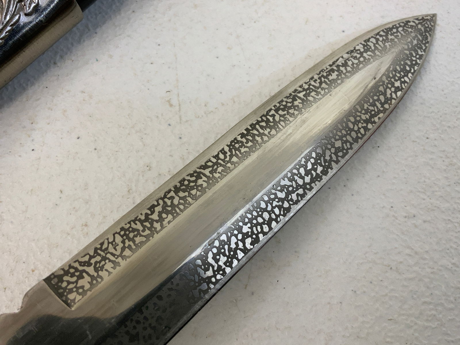 DECORATED BLADE SCOTTISH DIRK - 7