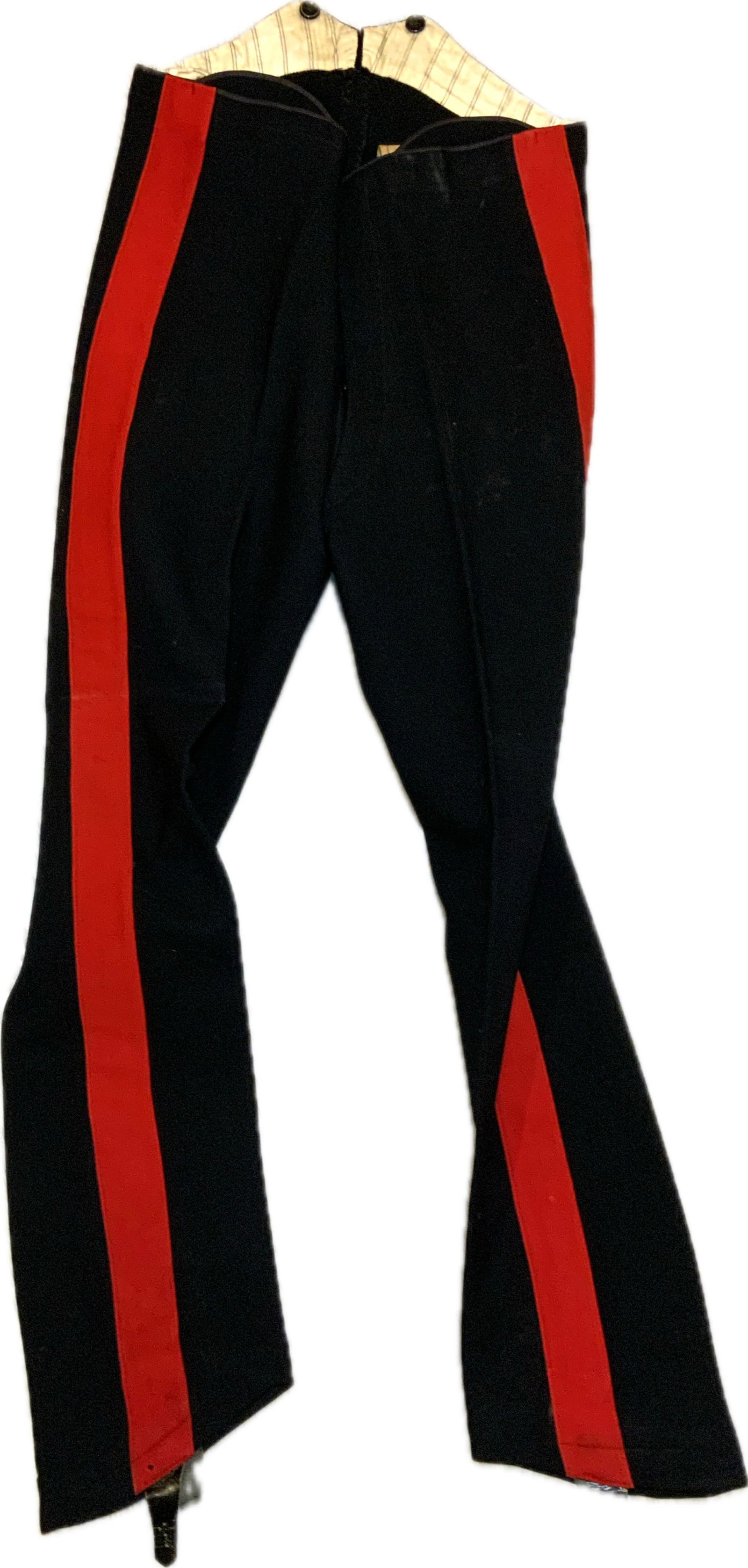 ANTIQUE BRITISH 5th ROYAL IRISH LANCERS UNIFORM TROUSERS: ANTIQUE BRITISH 5th ROYAL IRISH LANCERS UNIFORM TROUSERS. GREAT CONDITION. CIRCA EARLY 20th CENTURY.