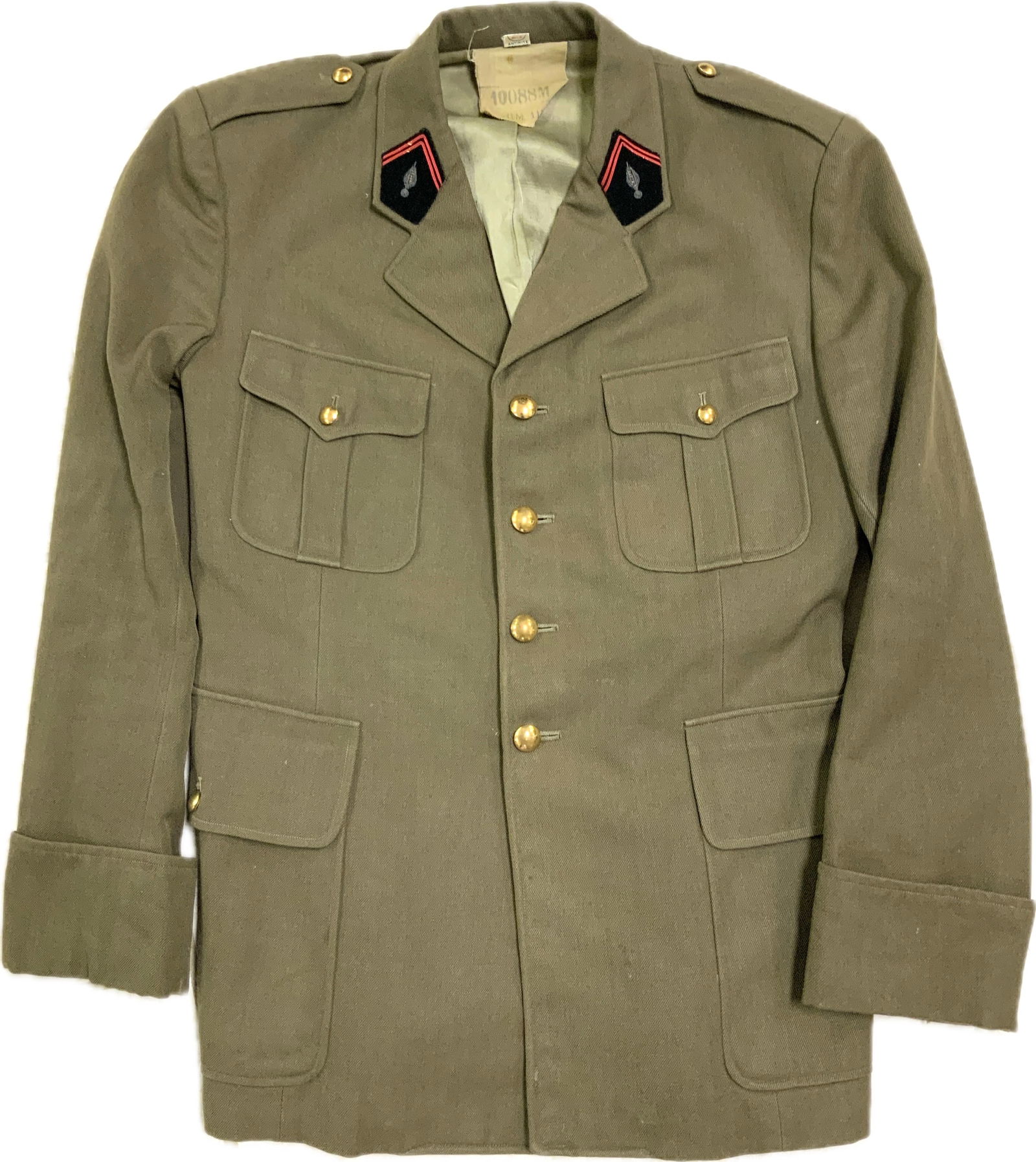 VINTAGE FRENCH ARMY DRESS TUNIC: VINTAGE FRENCH ARMY DRESS TUNIC.WELL WORN BUT GREAT CONDITION.