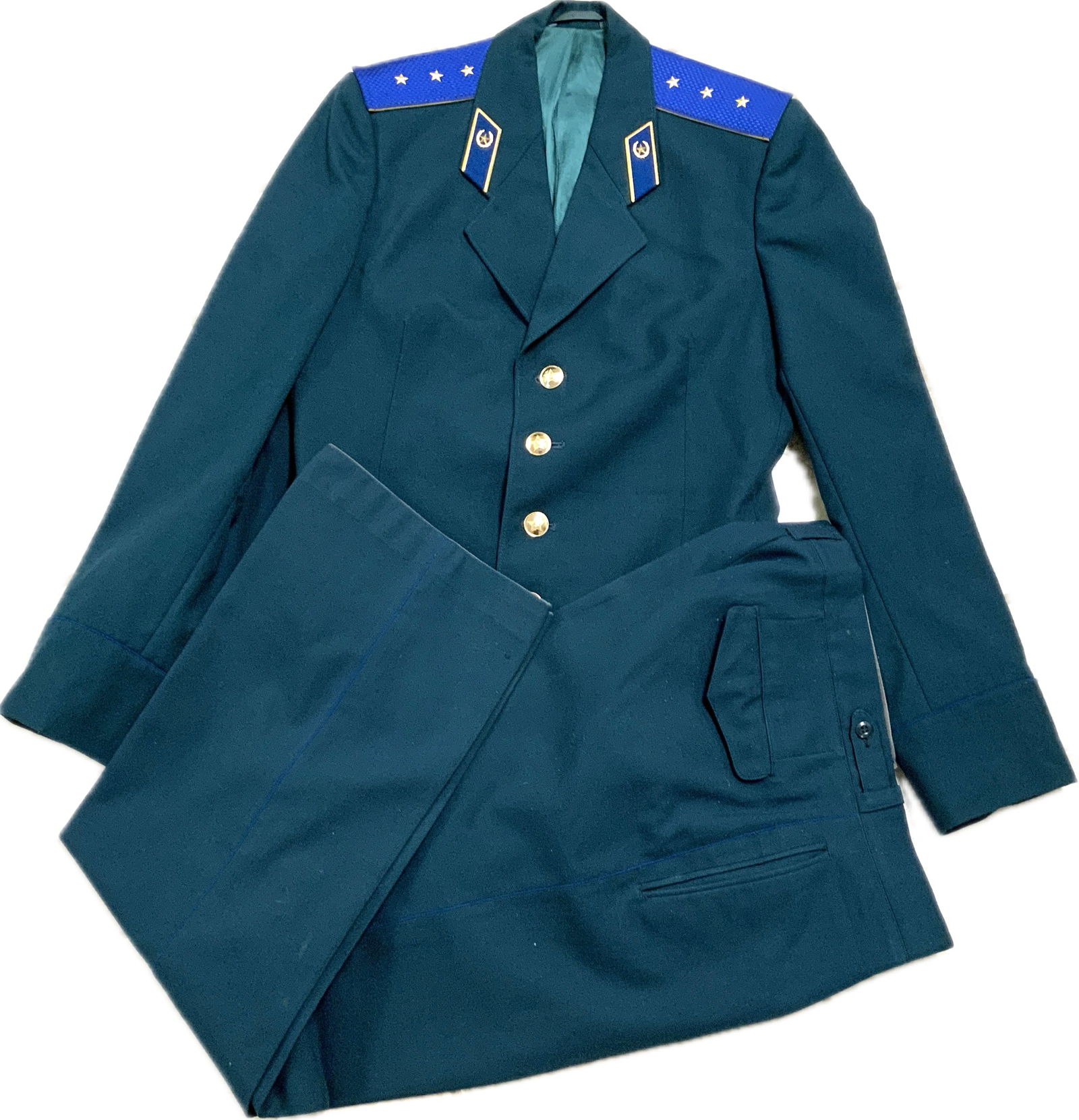 USSR KGB WARRANT OFFICERS UNIFORM TUNIC AND TROUSERS (1 of 7)