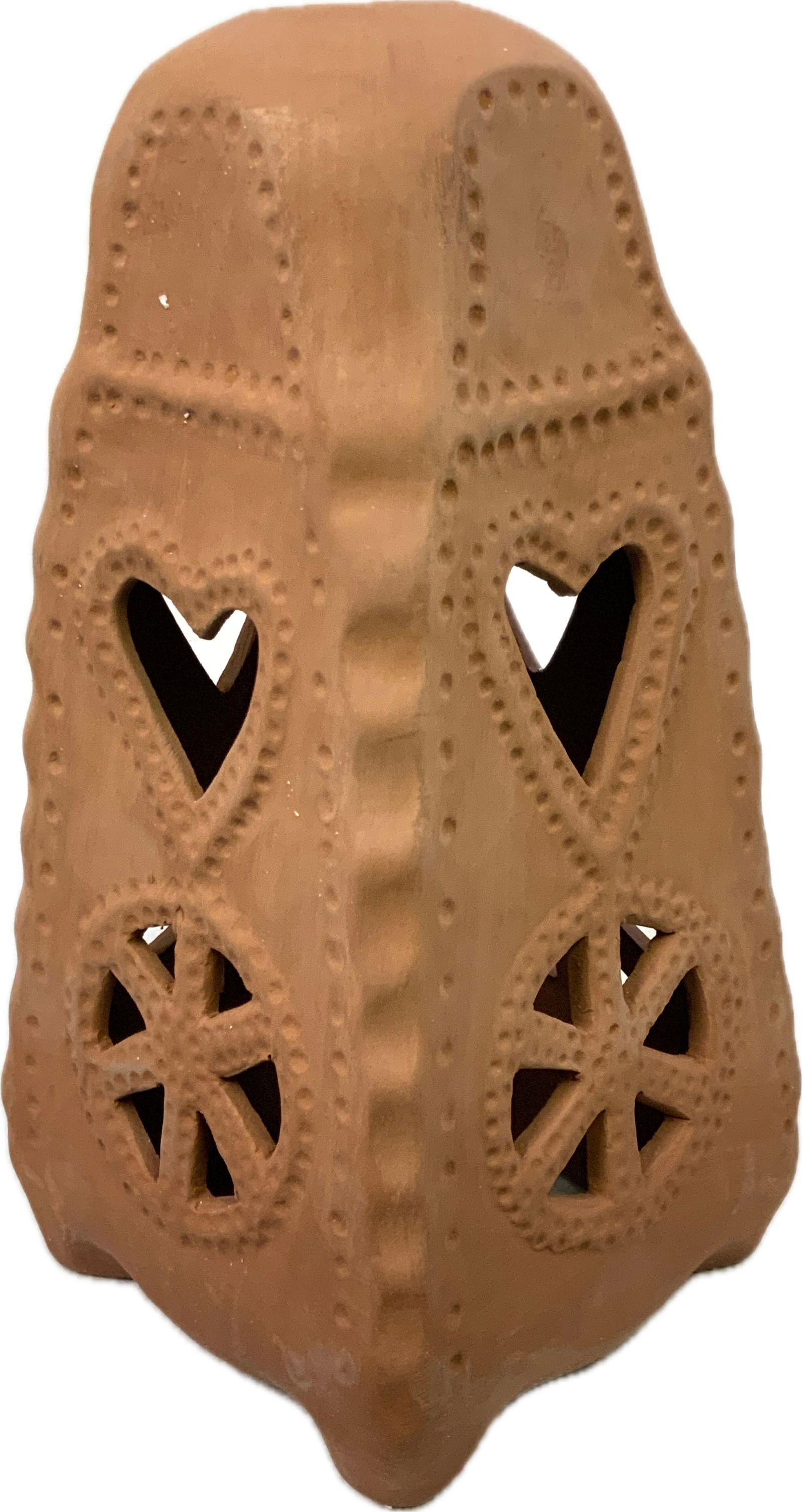 PORCELAIN JULLEUCHTER YULE CANDLE HOLDER: PORCELAIN JULLEUCHTER YULE CANDLE HOLDER. THESE WERE FOUND IN EASTERN EUROPE IN OLD WAREHOUSE AND MOST LIKELY POST WAR MANUFACTURED. GREAT FIND OF THIS FAMOUS CANDLE HOLDER. PLAIN CERAMIC RED CLAY EAR