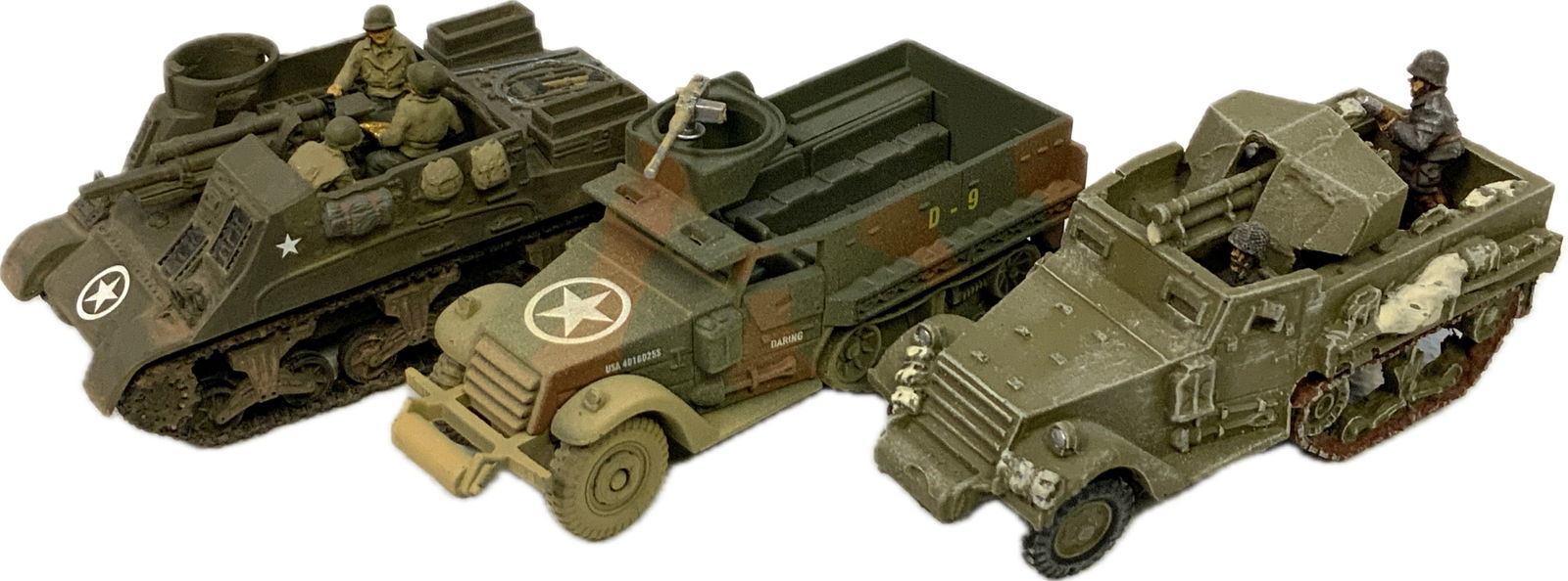 WWII AMERICAN MODELS TANKS AND MILITARY VEHICLES CUSTOM DETAILED (1 of 5)
