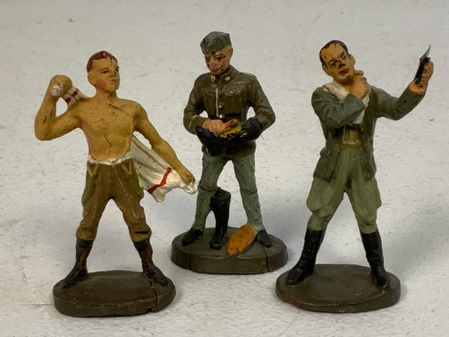 GERMAN NAZI PERIOD LINEOL / ELASTOLIN TOY SOLDIERS GERMAN ARMY: GERMAN NAZI PERIOD LINEOL / ELASTOLIN TOY SOLDIERS GERMAN ARMY