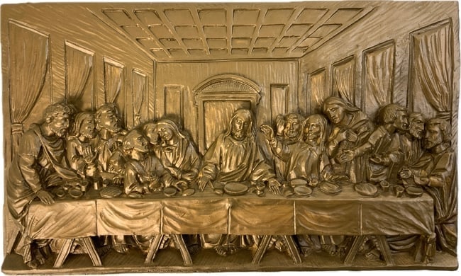 LAST SUPPER WALL RELIEF - 2