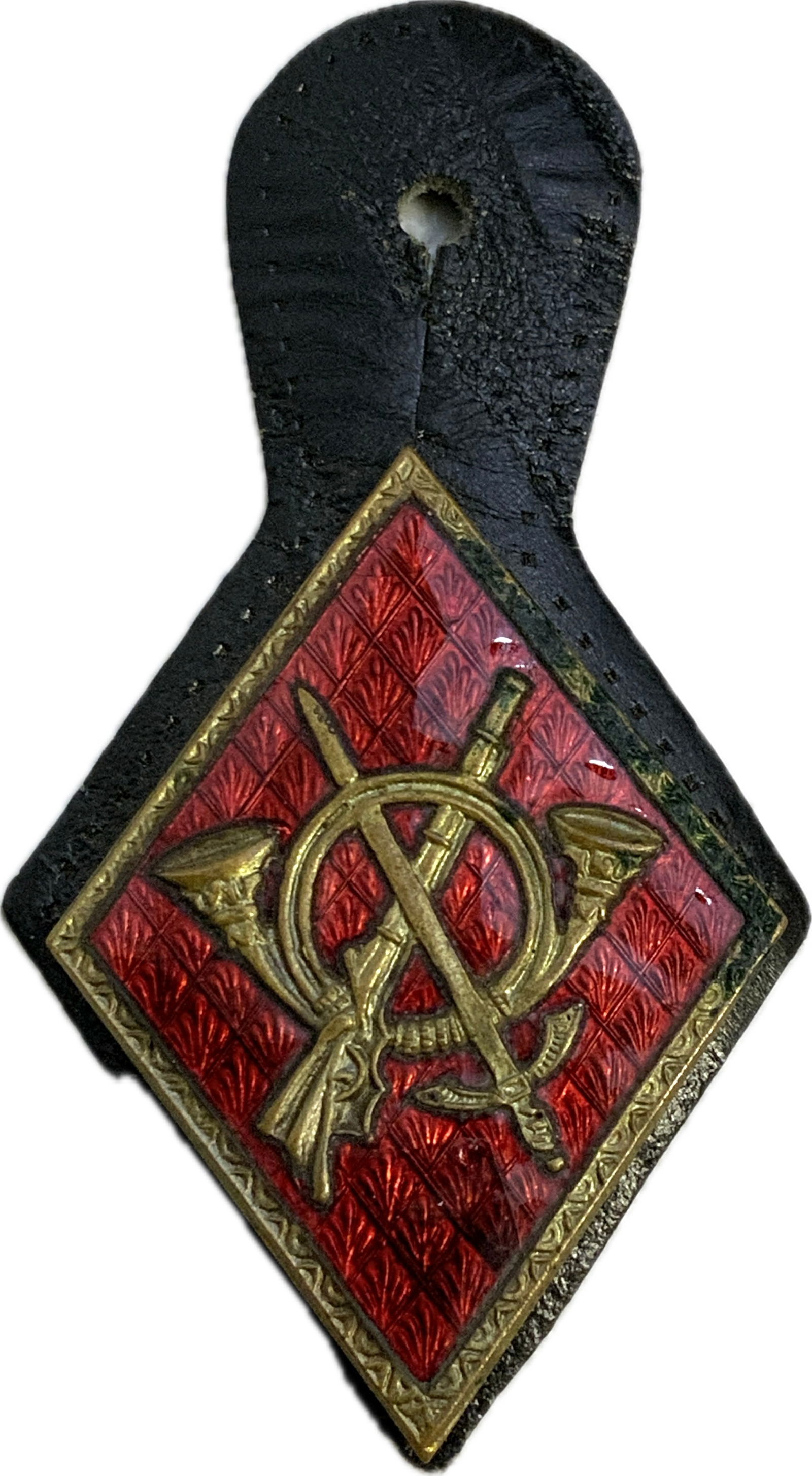 SPAIN SPANISH MILITARY ENAMEL BADGE ON THE BUTON HOLE MOUNT: SPAIN SPANISH MILITARY ENAMEL BADGE ON THE BUTON HOLE MOUNT.