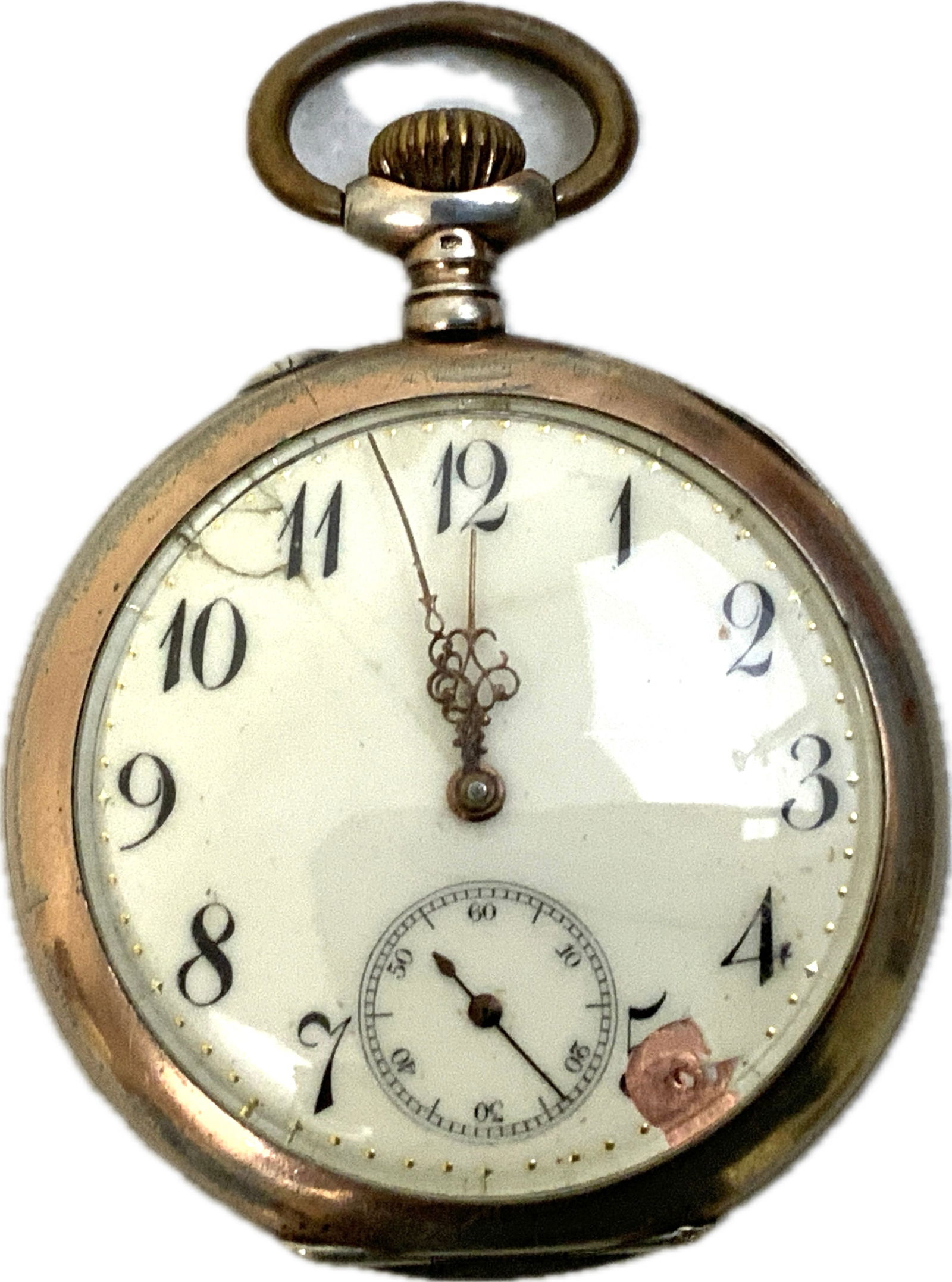 SS 1942 BERLIN ENGRAVED ANTIQUE GALONNE FRENCH SILVER POCKET WATCH (1 of 7)
