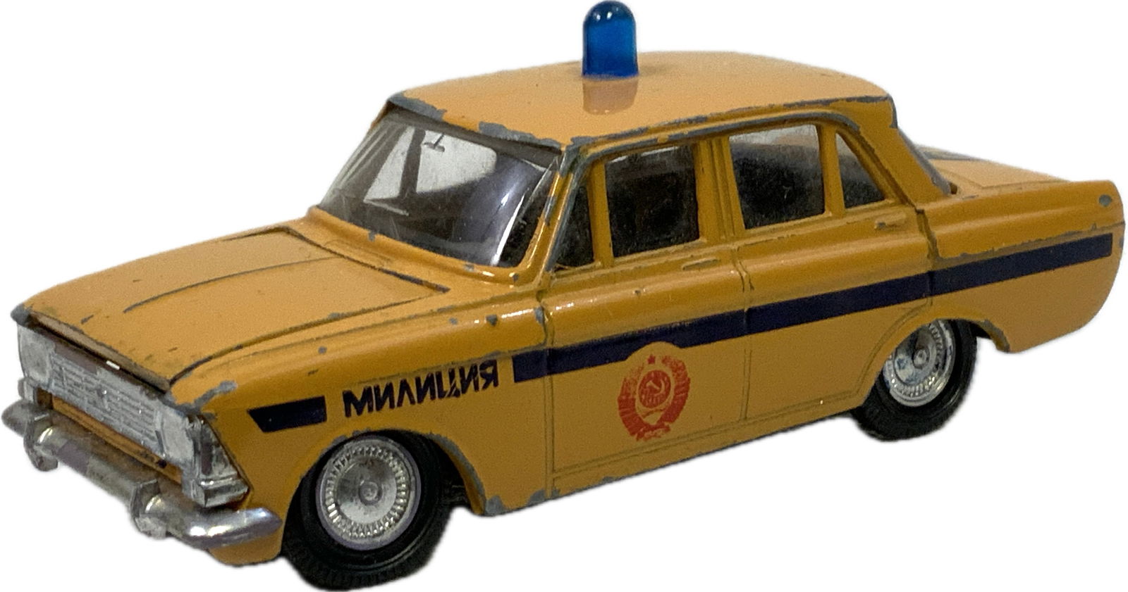 USSR MOSKVITCH 408 POLICE DIE CAST MODEL (1 of 3)