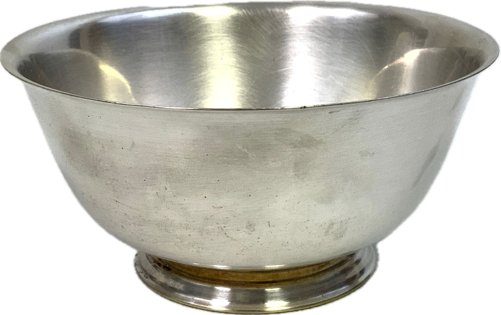 VINTAGE WM A.ROGERS PAUL REVERE REPRODUCTION SILVER PLATED BOWL: VINTAGE WM A.ROGERS PAUL REVERE REPRODUCTION SILVER PLATED BOWL. 6" DIAM. 3" TALL.