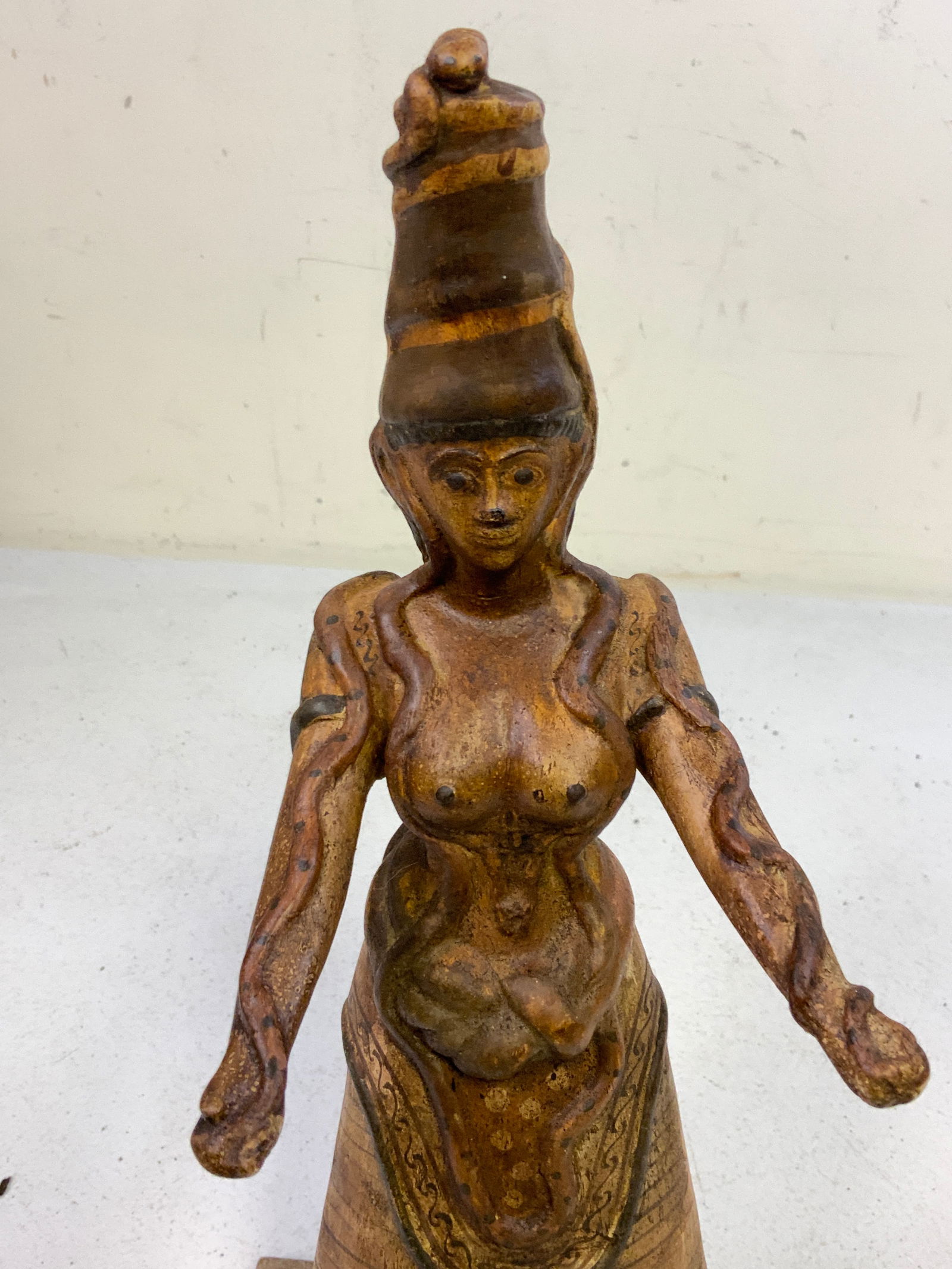 ANTIQUE MINDAN SNAKE GODDESS - 4