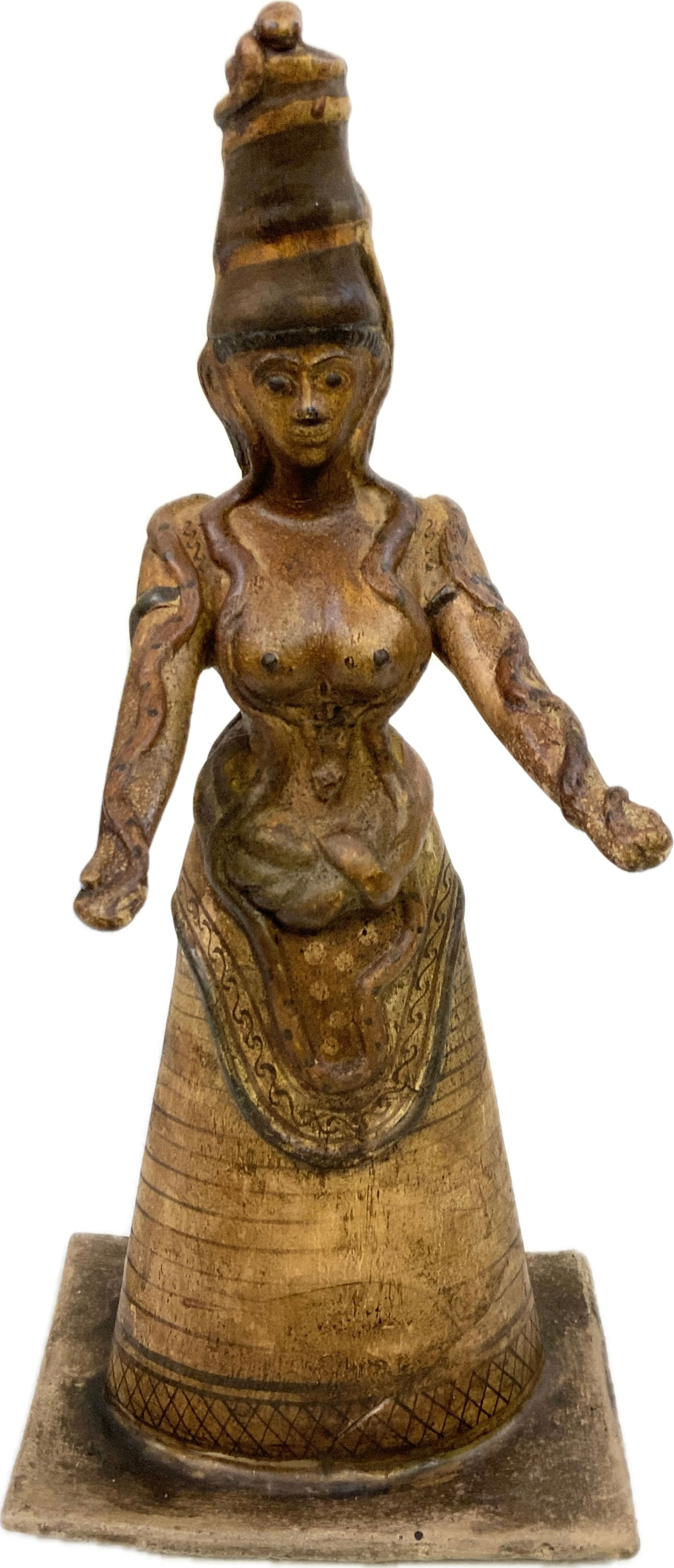 ANTIQUE MINDAN SNAKE GODDESS - 6