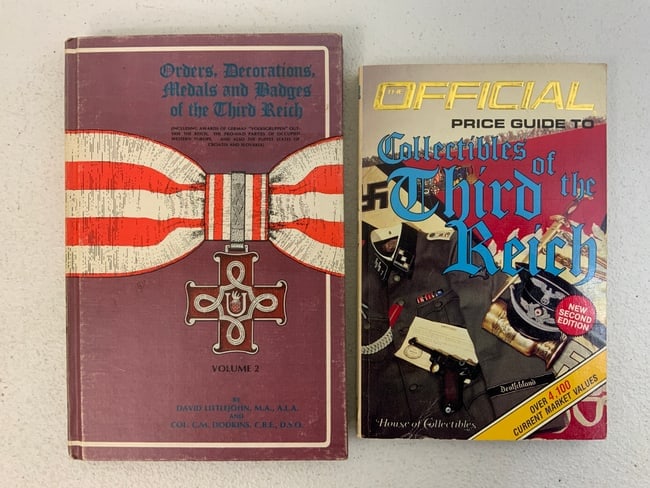 ORDERS DECORATIONS AND MEDALS OF THE THIRD REICH AND PRICE GUIDE BOOK LOT: ORDERS DECORATIONS AND MEDALS OF THE THIRD REICH AND PRICE GUIDE BOOK LOT