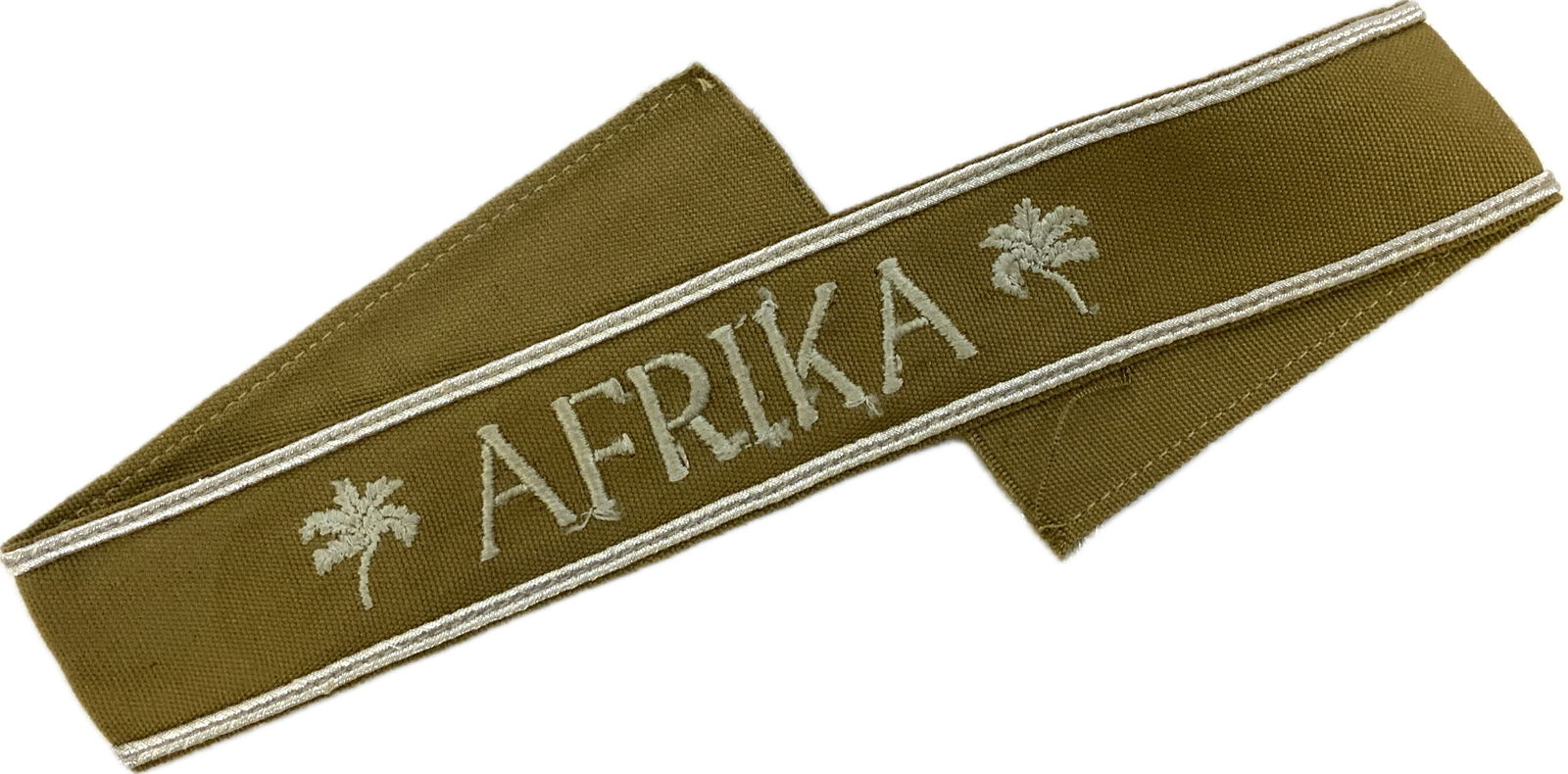WWII GERMAN MILITARY "AFRIKA" CUFFTITLE: WWII GERMAN MILITARY "AFRIKA" CUFFTITLE. GOOD USED CONDITION