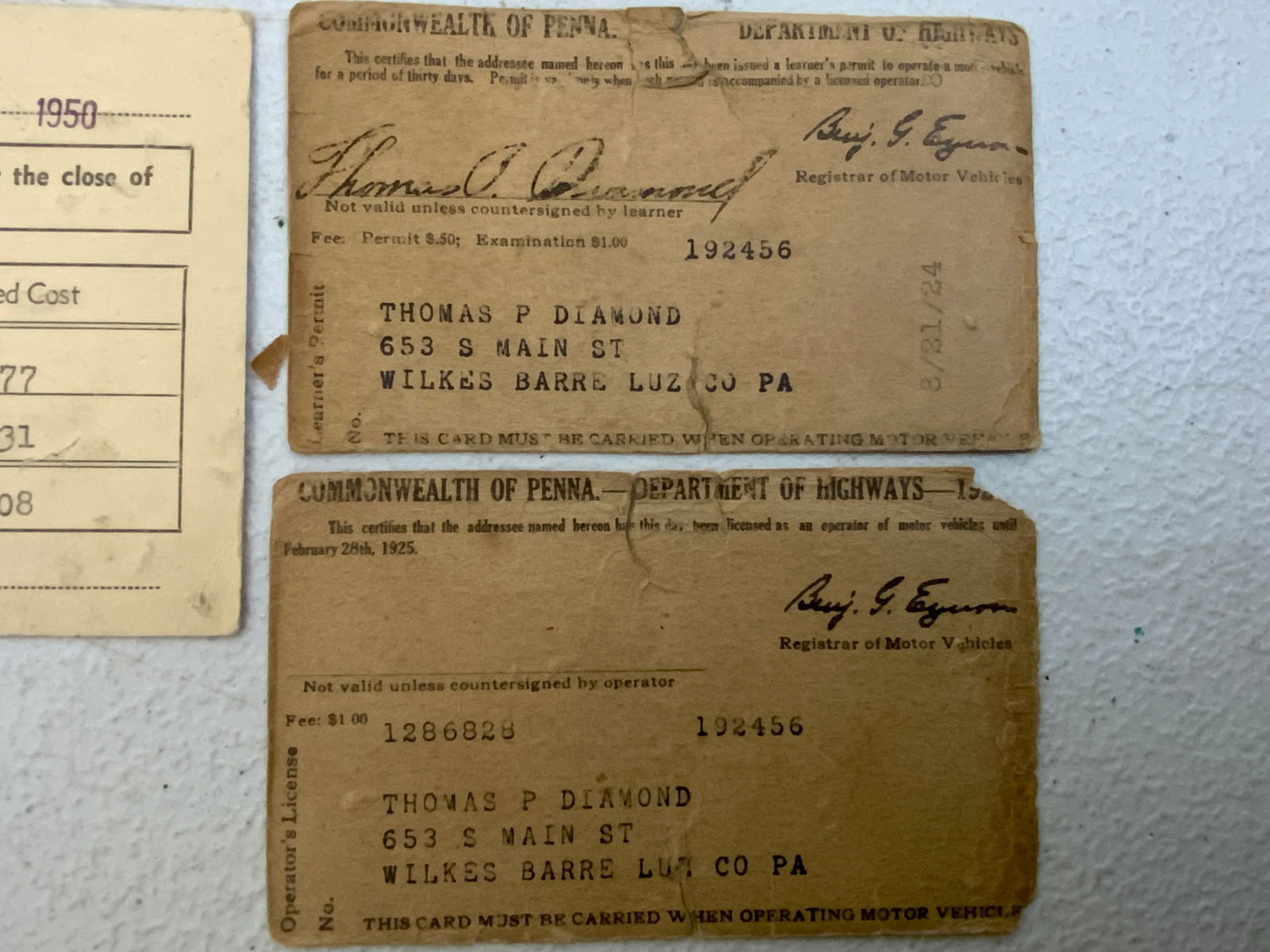 OLD VINTAGE EPHEMERA - 2