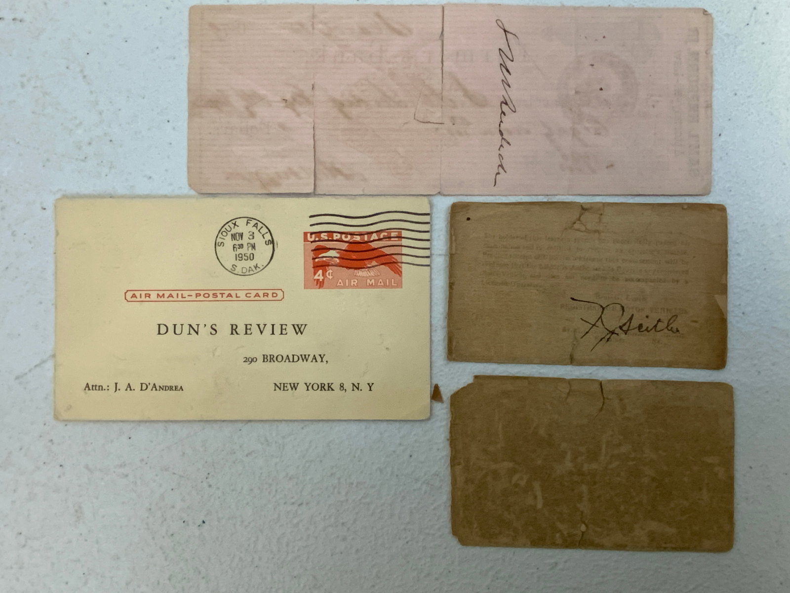 OLD VINTAGE EPHEMERA - 5