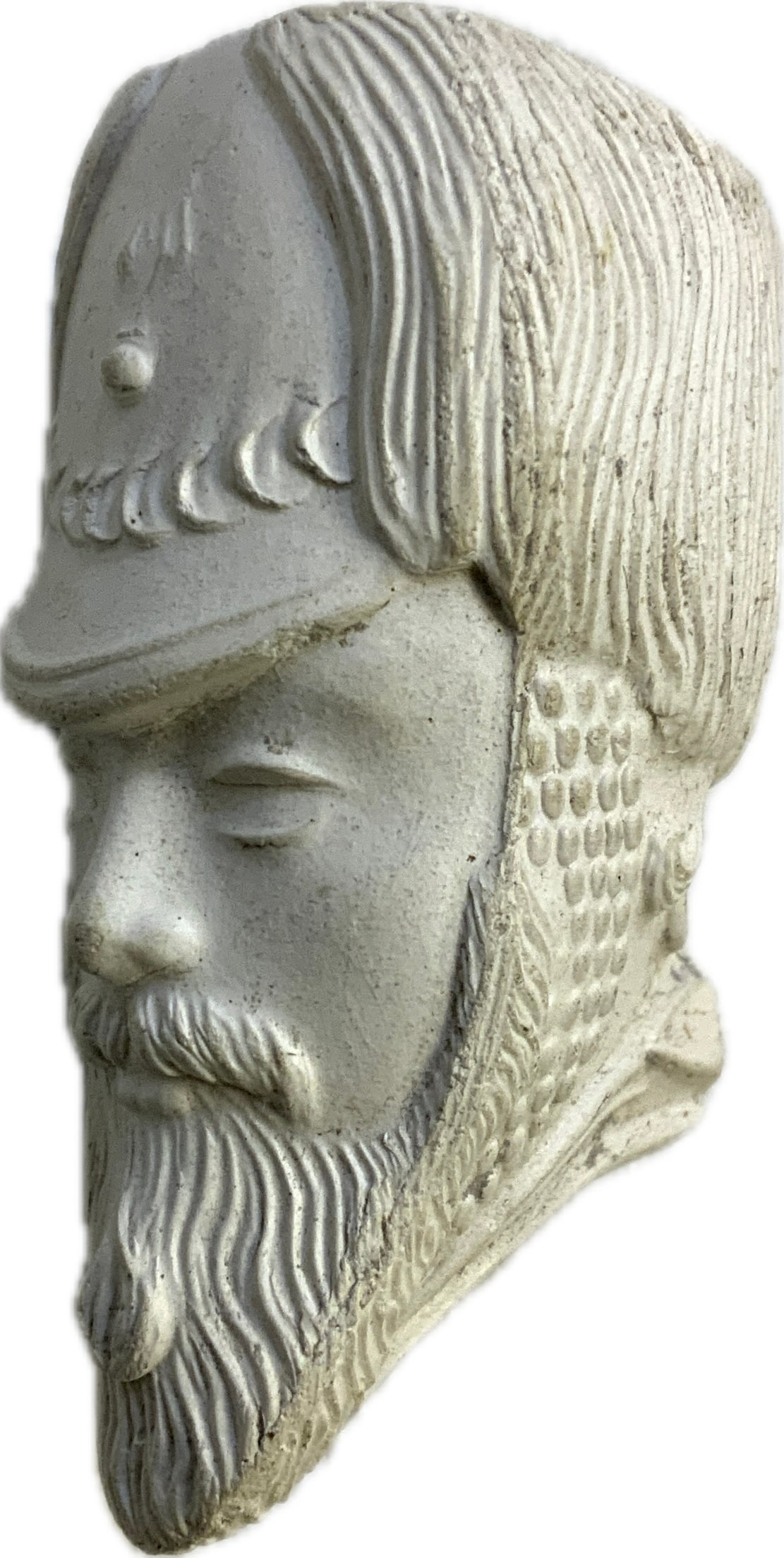 ANTIQUE ENGLISH CLAY PIPE HEAD: ANTIQUE ENGLISH CLAY PIPE HEAD . CIRCA LATE 18th -EARLY 19th CENTURY .