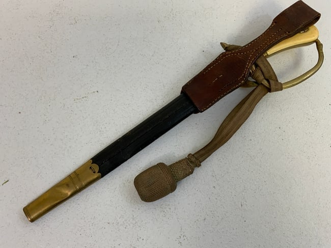GERMANY THIRD REICH SENIOR HUNTING FORESTRY CUTLASS DAGGER - 3