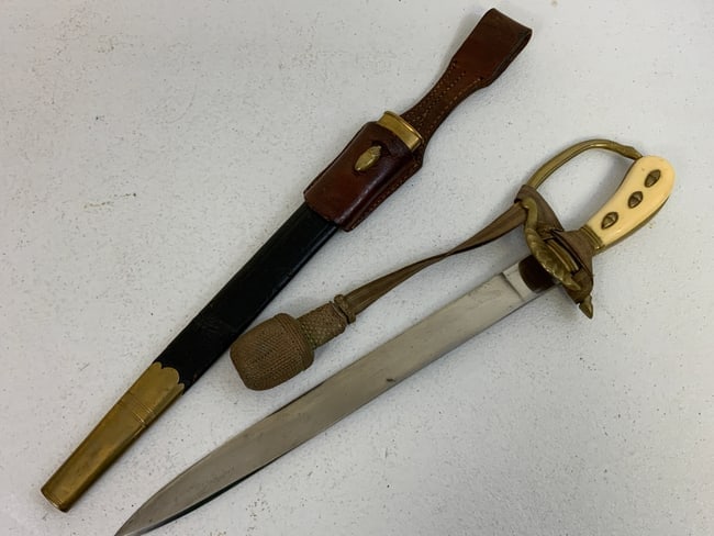 GERMANY THIRD REICH SENIOR HUNTING FORESTRY CUTLASS DAGGER - 4