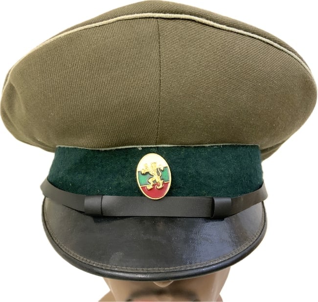 BULGARIA PEOPLES REPUBLIC COMMUNIST BORDER GUARD VISOR HAT (1 of 4)