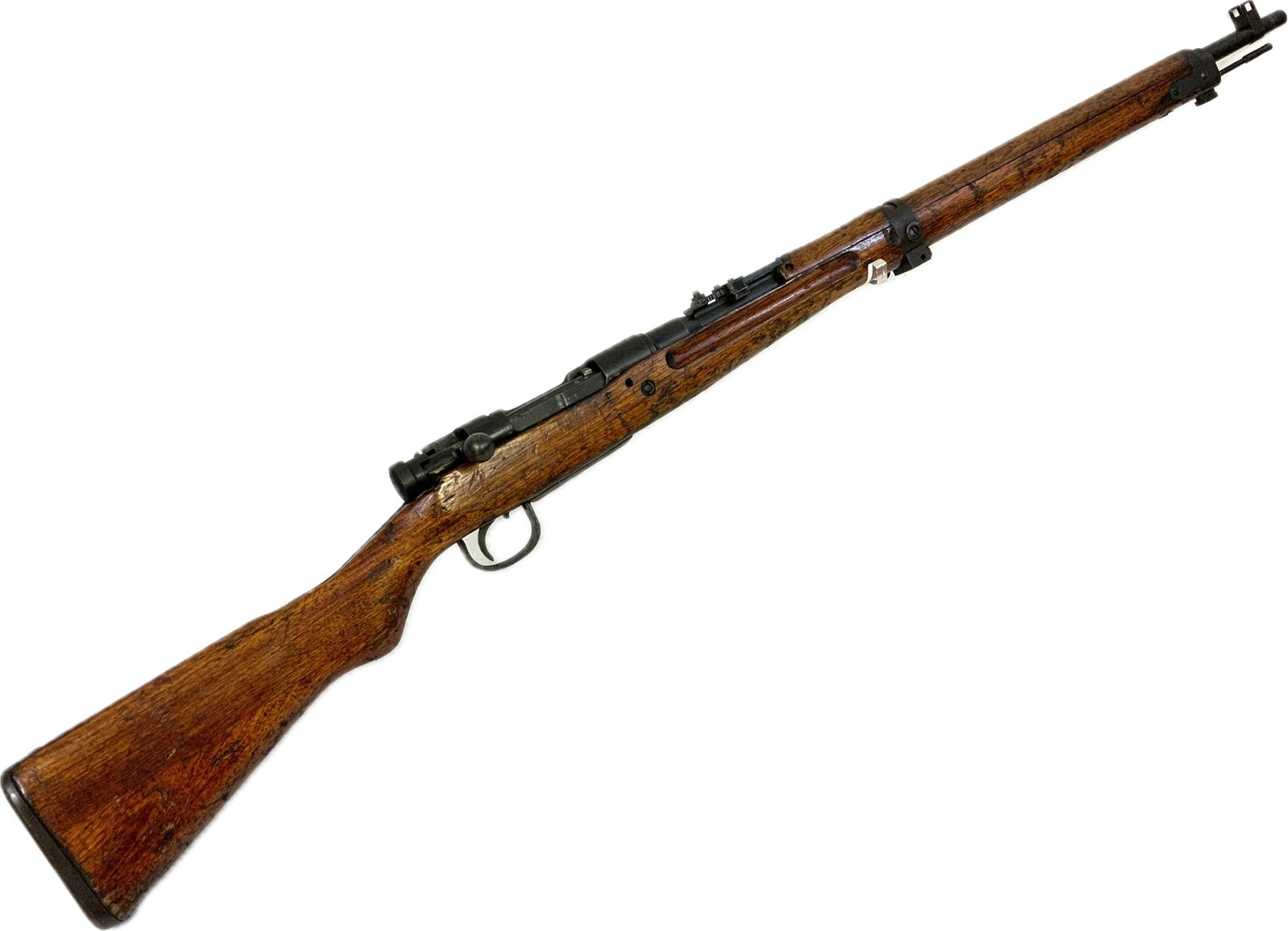 WWII JAPANESE ARISAKA TYPE 99 RIFLE: WWII JAPANESE ARISAKA TYPE 99 RIFLE.GREAT OVERALL CONDITION RIFLE MATCHING NUMBERS WITH BOLT.MUM STILL THERE.7.7 CALIBER.SER. # 90083. FFL REQUIRED. NO INTERNATIONAL BIDDERS PLEASE.