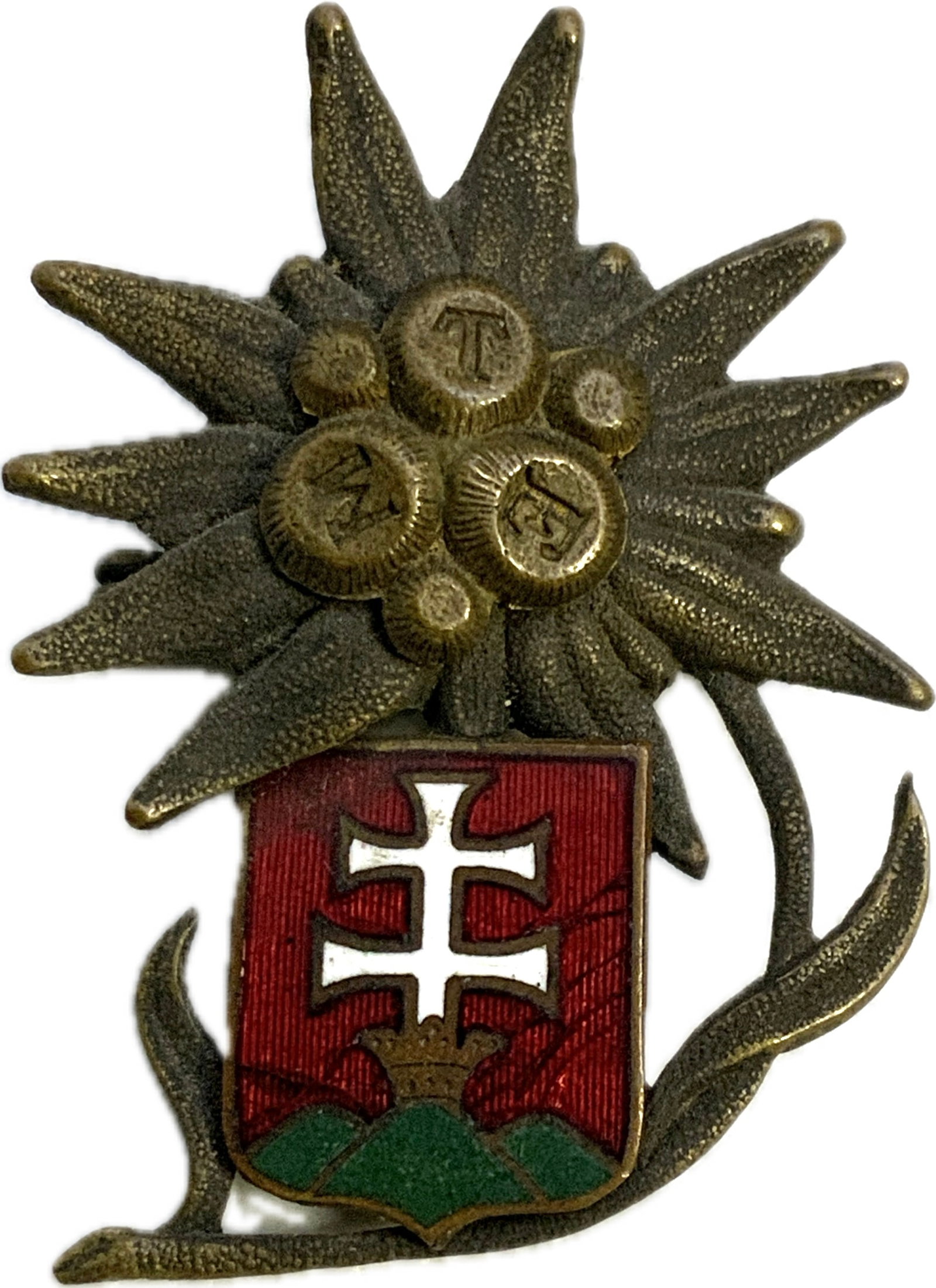HUNGARY PRE WWII BADGE: HUNGARY PRE WWII BADGE