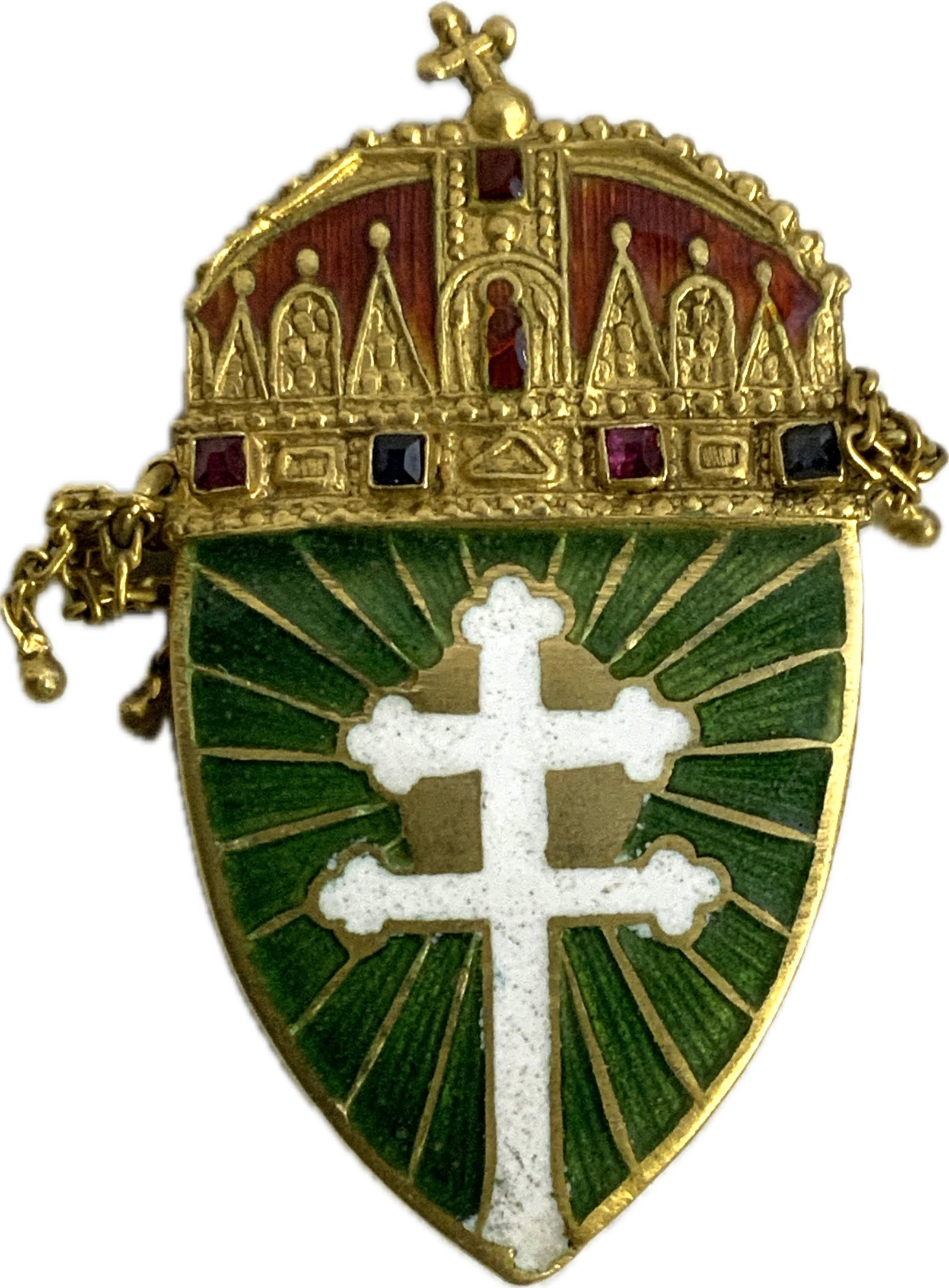 HUNGARY PRE WWII BADGE: HUNGARY PRE WWII BADGE