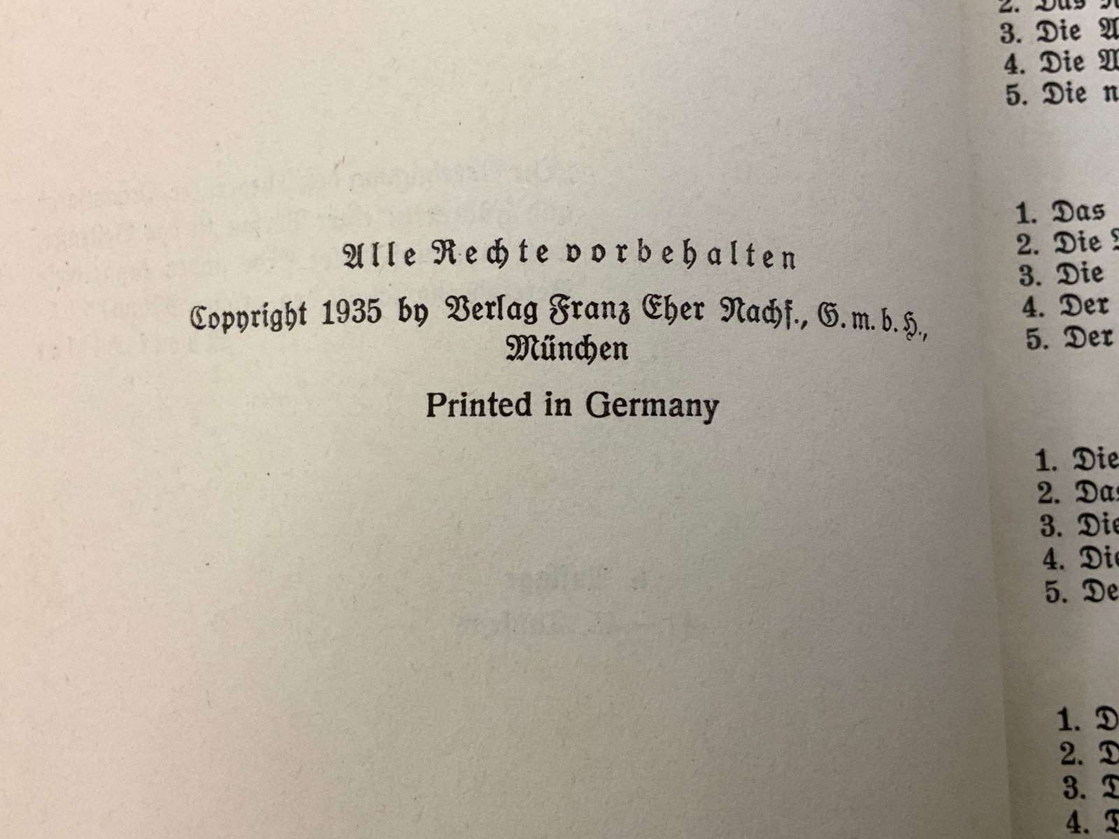 GERMANY THIRD REICH WERNER SIEBARTH BOOK - 3