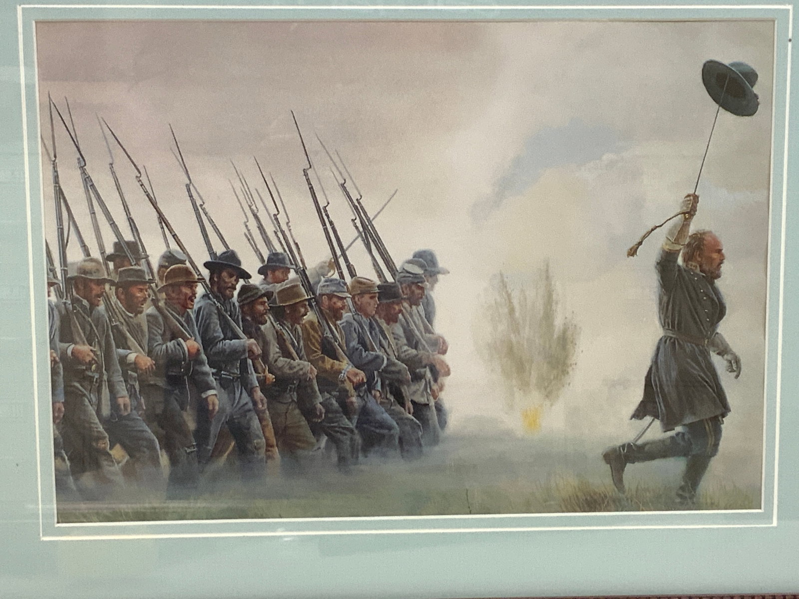 US CIVIL WAR FRAMED ARTWORK - 2