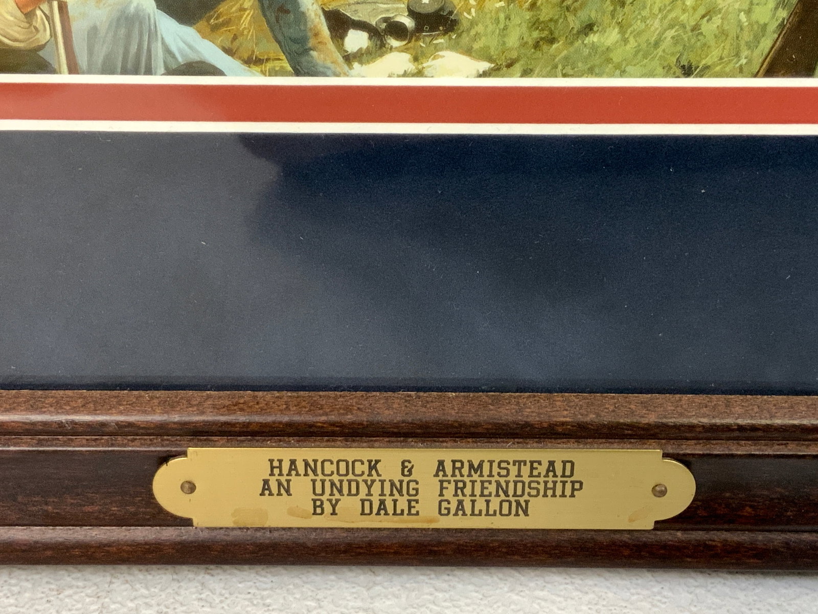 US CIVIL WAR FRAMED ARTWORK - 2