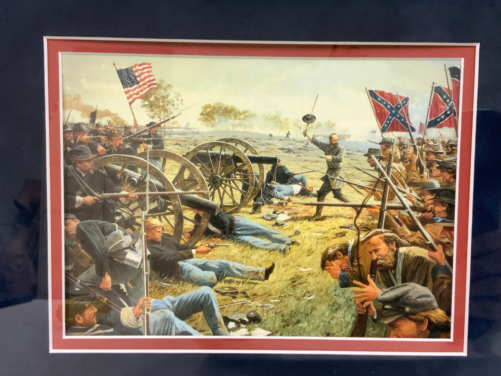 US CIVIL WAR FRAMED ARTWORK - 3