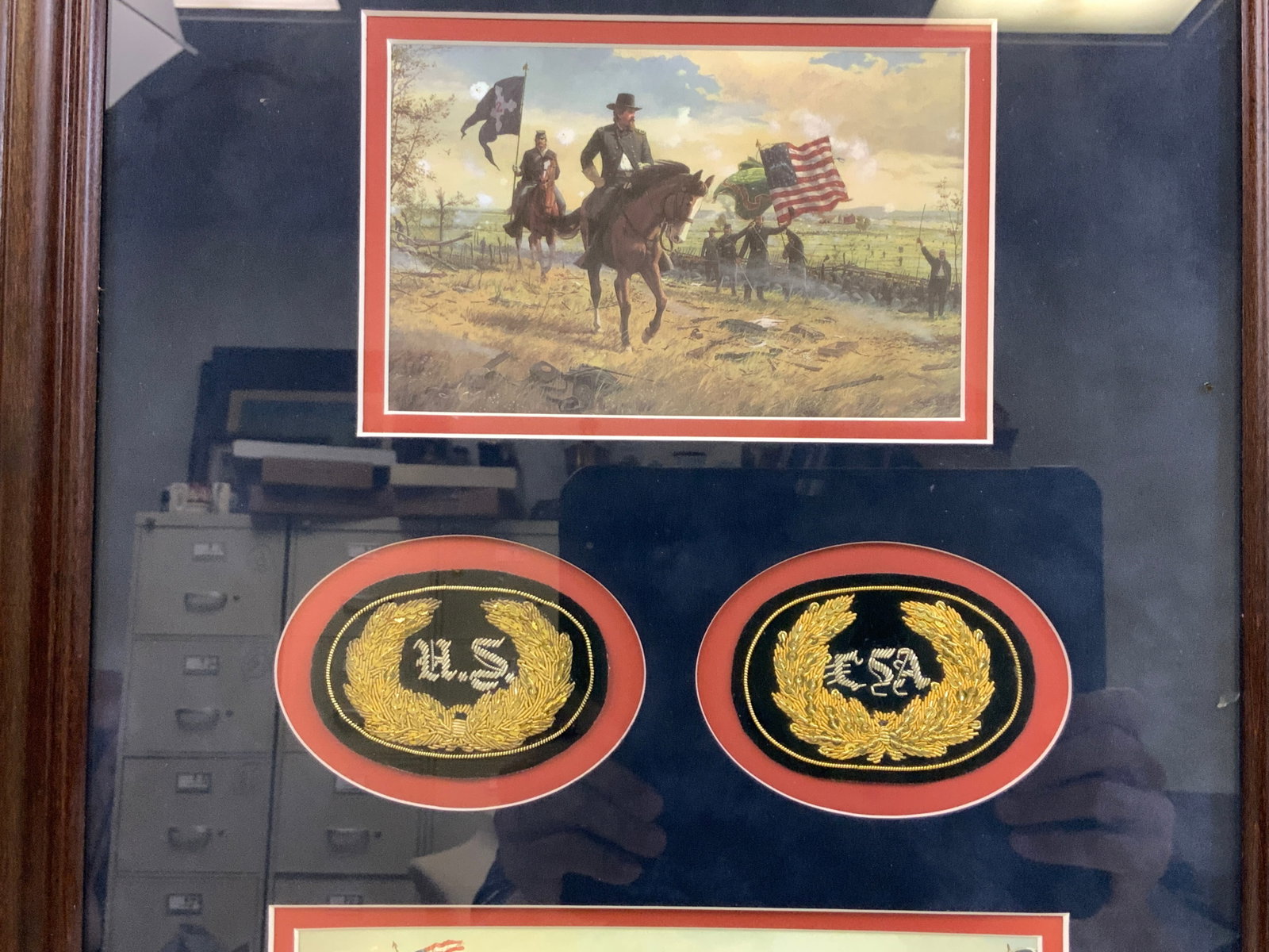 US CIVIL WAR FRAMED ARTWORK - 4