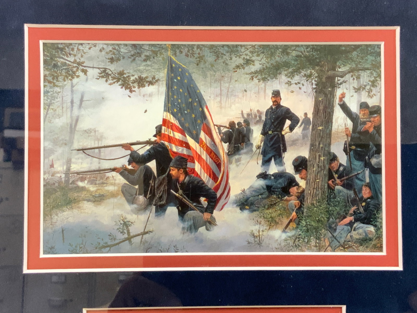 US CIVIL WAR FRAMED ARTWORK - 6