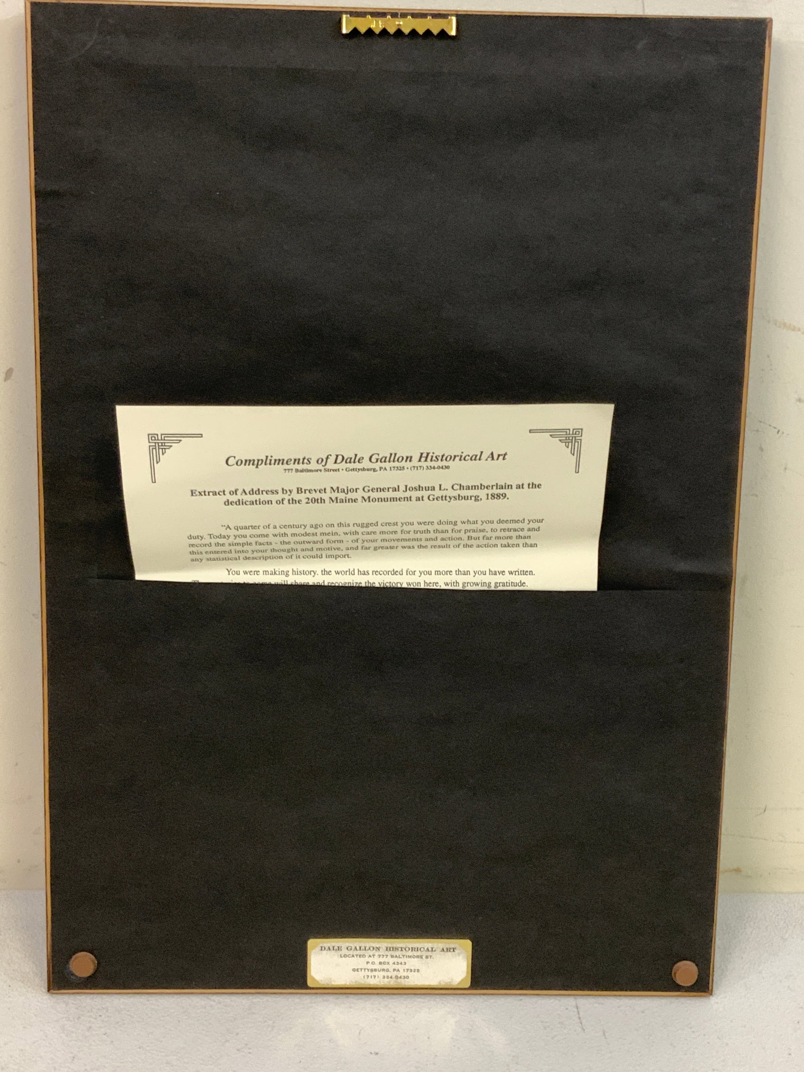 US CIVIL WAR FRAMED ARTWORK - 7