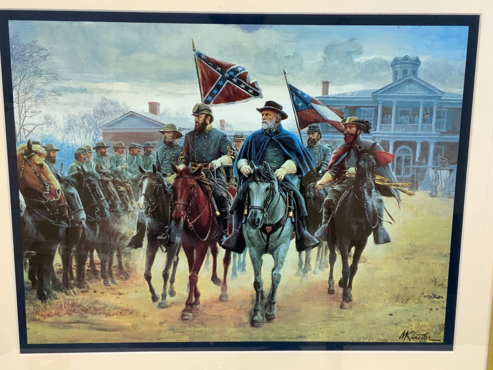 US CIVIL WAR FRAMED ARTWORK - 2